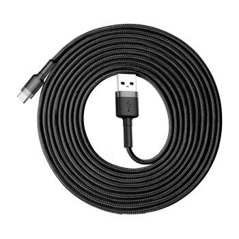 BASEUS CAFULE USB Typ-C kábel 3 metre čierny