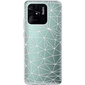 iSaprio Abstract Triangles 03 pro white pro Xiaomi Redmi 10C (trian03w-TPU3-Rmi10c)