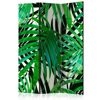 Paraván Tropical Leaves Dekorhome 135x172 cm (3-dílný)