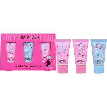 Emily In Paris Hand & Nail Cream Trio dárková sada na ruce 3x30 ml