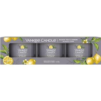 YANKEE CANDLE Black Tea & Lemon set Sampler 3× 37 g (5038581128313)