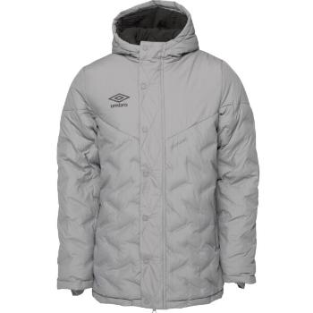 Umbro BONDED PADDED JACKET Pánská zateplená bunda, šedá, velikost