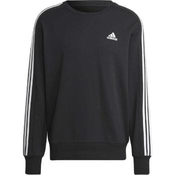 adidas 3-STRIPES SWEATSHIRT Pánská mikina, černá, velikost