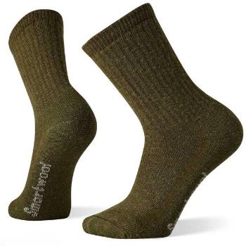 Smartwool HIKE CE FULL CUSHION SOLID CREW Pánské outdoorové ponožky, khaki, velikost