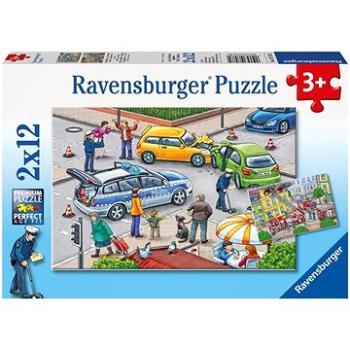 Ravensburger puzzle 075782 Záchranné složky v akci 2x12 dílků  (4005556075782)