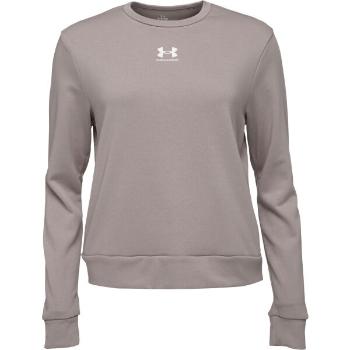 Under Armour RIVAL TERRY CREW Dámská mikina, šedá, velikost