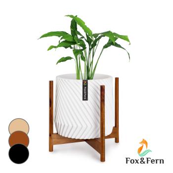 Fox & Fern Zeist, stojany na květiny, 2 výšky, kombinovatelné, zástrčný design, přírodní