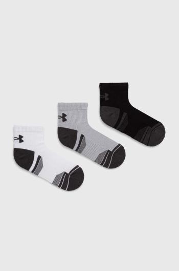 Ponožky Under Armour 3-pack pánské, šedá barva, 1379510