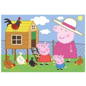 Dino Peppa pig: Slepičky 24 puzzle nové (8590878351615)