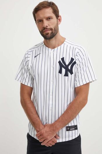 Dres Nike MLB New York Yankees bílá barva, regular, se stojáčkem