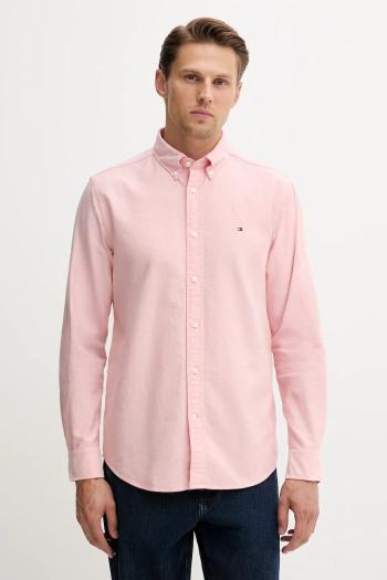 Bavlnená košeľa Tommy Hilfiger regular, s golierom button-down, MW0MW35774