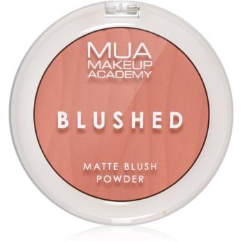 MUA Makeup Academy Blushed Powder Blusher pudrová tvářenka odstín Rose Tea 5 g