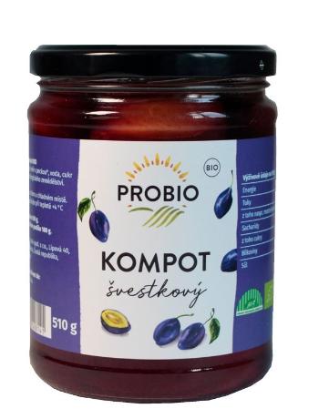 PROBIO Kompot švestkový BIO 510 g