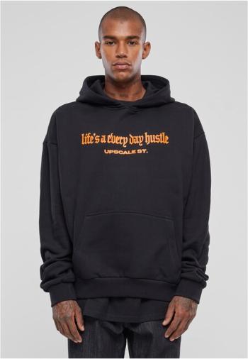 Mr. Tee Hustle Ultraheavy Oversize Hoodie black - 5XL