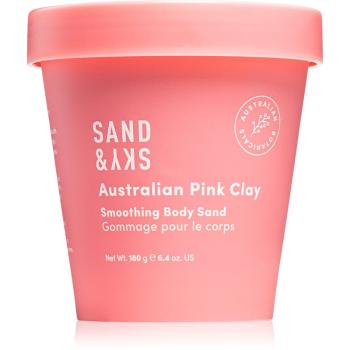 Sand & Sky Australian Pink Clay Smoothing Body Sand rozjasňující tělový peeling 180 g