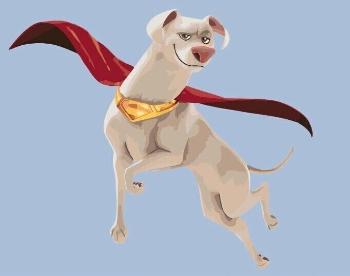 Zuty Maľovanie podľa čísel Lietajúci Krypto (DC League Of Super-Pets)