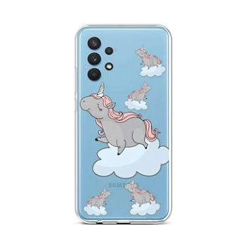 TopQ Samsung A32 silikon Grey Unicorns 61902 (Sun-61902)