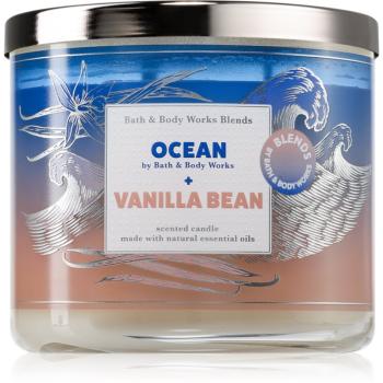 Bath & Body Works Ocean + Vanilla Bean vonná sviečka 411 g