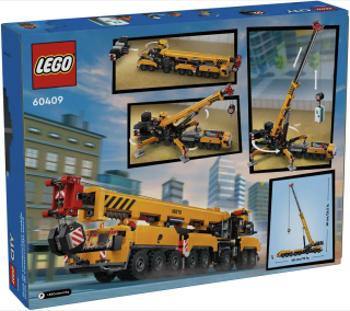 Žlutý pojízdný stavební jeřáb - Lego City