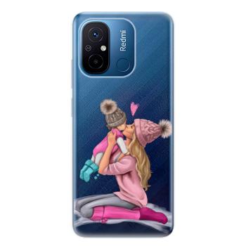 Odolné silikonové pouzdro iSaprio - Kissing Mom - Blond and Girl - Xiaomi Redmi 12C