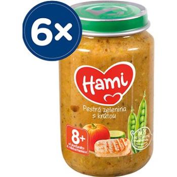 Hami Pestrá zelenina s krůtou 6× 200 g (5900852929960)