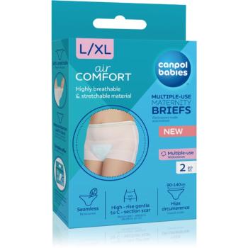 Canpol babies Maternity Briefs poporodní kalhotky velikost L/XL 2 ks