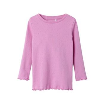 name it Košile s dlouhým rukávem Nmfnimisa Fuchsia Pink