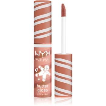 NYX Professional Makeup Holiday Butter Gloss lesk na rty odstín 03 Sugar Cookie Swirl 8 ml