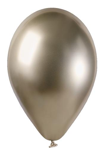 Svet balonku Balónik chrómový prosecco 33 cm 50 ks