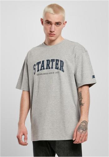 Starter College Tee heathergrey - XL