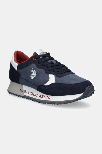 Sneakers boty U.S. Polo Assn. CLEEF tmavomodrá barva, CLEEF006M/DUS1