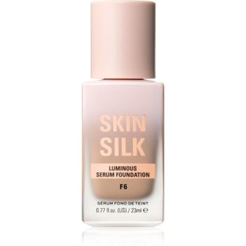 Makeup Revolution Skin Silk Serum Foundation lehký make-up s rozjasňujícím účinkem odstín F6 23 ml