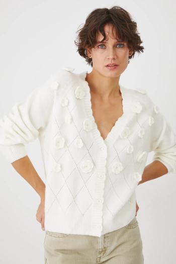 Kardigán Medicine dámsky, béžová farba, teplý