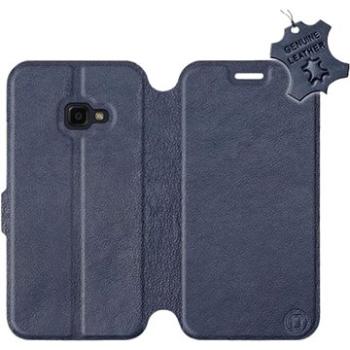 Flip pouzdro na mobil Samsung Xcover 4 - Modré - kožené -   Blue Leather (5903226521289)