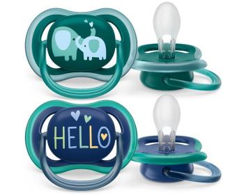 Philips AVENT Šidítko Ultra air 18m+ chlapec (slon), 2ks