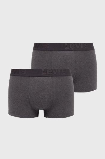 Boxerky Levi's pánské, šedá barva, 37149.0423-greymelang