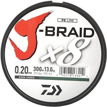 Daiwa J-Braid X8 0,24mm 22kg 300m Dark Green (043178133033)