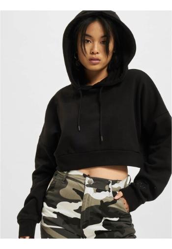 DEF Cropped Hoody black