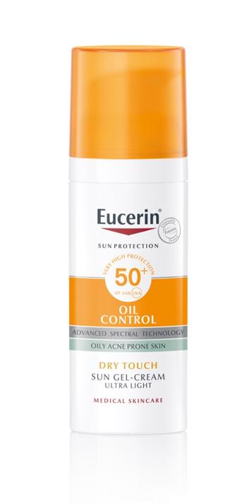 Eucerin SUN Oil Control SPF50+ ochranný krémový gel na obličej 50 ml