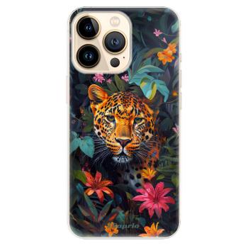 Odolné silikonové pouzdro iSaprio - Flower Jaguar - iPhone 13 Pro