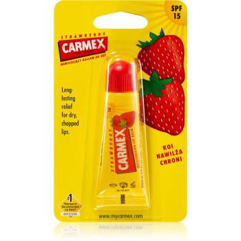 Carmex Strawberry balzám na rty v tubě SPF 15 10 g