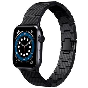 Pitaka Carbon Fiber Strap Black/Grey Apple Watch 42/44/45/Ultra 49mm (AWB1003)