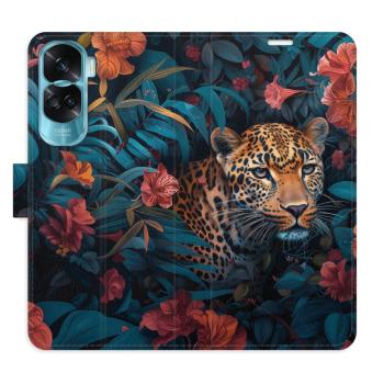 Flipové pouzdro iSaprio - Flower Jaguar 02 - Honor 90 Lite 5G