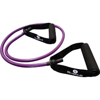 SVELTUS FITNESS POWER TUBE STRONG Expandér s úchyty, fialová, velikost