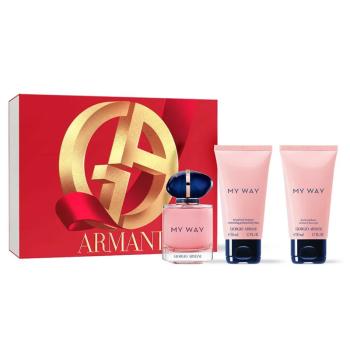 Giorgio Armani My Way - EDP 50 ml (plnitelná) + tělové mléko 50 ml + sprchový gel 50 ml