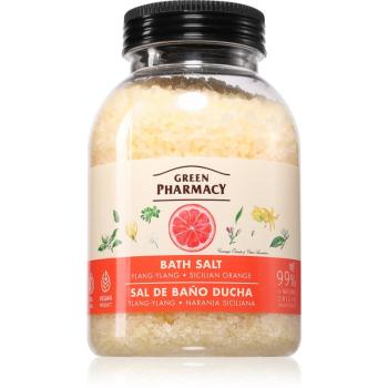 Green Pharmacy Ylang-ylang & Sicilian Orange Bath Salt relaxační sůl do koupele 1000 g