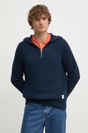 Bavlněný svetr Pepe Jeans COLIN HOODIE tmavomodrá barva, PM702467