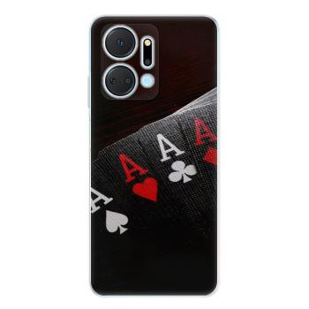 Odolné silikonové pouzdro iSaprio - Poker - Honor X7a