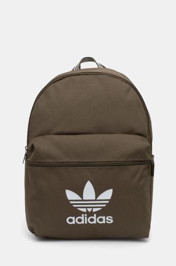 Batoh adidas Originals Adicolor zelená barva, velký, vzorovaný, IX7460