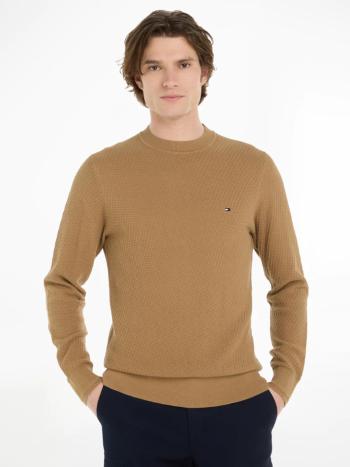 Tommy Hilfiger pánský hnědý svetr - XL (GWJ)